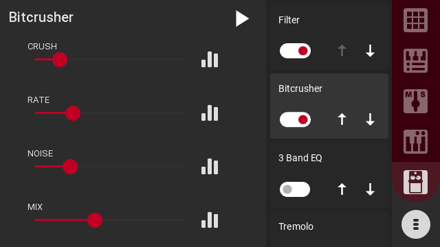 Sputter’s new file menu