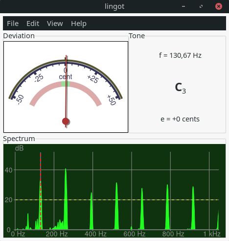 Screenshot of C3 note in Lingot