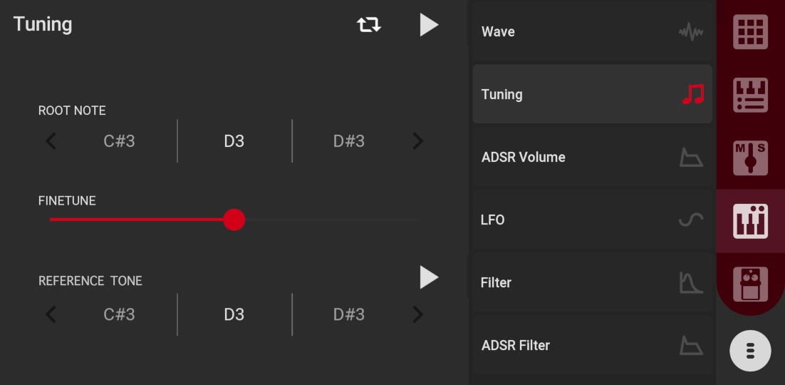 Improved tuning method